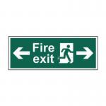 Fire Exit Running Man Arrowsleft sided (450 X 150 Mm) 419217