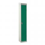 Standard Locker - with Sloping Top 1800.450.450 - 1 Compartment Green Door 419229