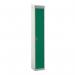 Standard Locker - with Sloping Top 1800.450.450 - 1 Compartment Green Door 419229