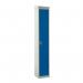 Standard Locker - with Sloping Top 1800.450.450 - 1 Compartment Dark Blue Door 419241