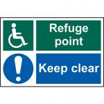 Refuge Point Keepclear - Sapp (300 X 200 Mm) 419279