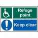 Refuge Point Keepclear - Sapp (300 X 200 Mm) 419279