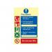 Fire Action Procedure- Phs (200 X 300 Mm) 419290
