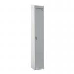 Standard Locker - with Sloping Top 1800.380.380 - 1 Compartment Light Grey Door 419389