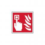 Fire Alarm Call Pointsymbol - 1.2 mm Recyclable Pp (100 X 100 Mm) 419473