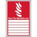 Fire Marshals Are:____- 1.2 mm Recyclable Pp (200 X 300 Mm) 419475