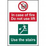 in Case of Fire Do Not Uselift Use The Stairs - Sapp (200 X 300 Mm) 419480
