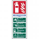 Fire Extinguisher:dry Powder - 1.2 mm Recyclable Pp (82 X 202 Mm) 419485