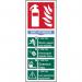 Fire Extinguisher:dry Powder - 1.2 mm Recyclable Pp (82 X 202 Mm) 419485