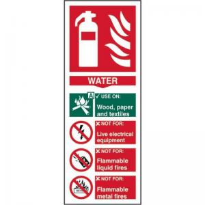 Fire Extinguisher Composite - Water - Sapp 75 X 200mm 419489
