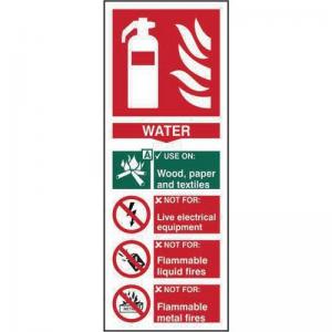 Fire Extinguisher Water - Sav 82 X 202mm 419490
