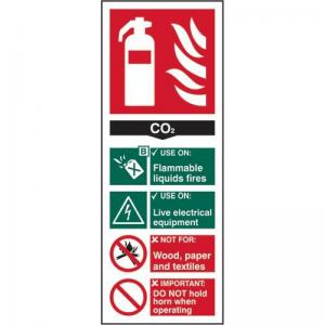 Fire Extinguisher Composite - Co2 - Sapp 75 X 200mm 419492