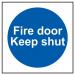 Fire Door Keep Shut- 1.2 mm Recyclable Pp (150 X 150 Mm) 419512