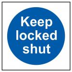 Keep Locked Shut- 1.2 mm Recyclable Pp (100 X 100 Mm) 419518