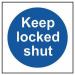 Keep Locked Shut- Sav (150 X 150 Mm) 419519