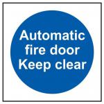 Automatic Fire Door Keepclear - 1.2 mm Recyclable Pp (150 X 150 Mm) 419524