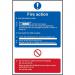 Fire Action Procedure- Sav (400 X 600 Mm) 419539