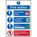 Fire Action Procedure- 1.2 mm Recyclable Pp (200 X 300 Mm) 419542