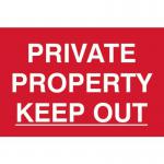 Private Property Keepout - Sapp (300 X 200 Mm) 419602