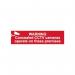 Warning Concealed Cctv Camerasoperate on These Premises - Sapp (200 X 50 Mm) 419603
