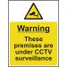 Warning These Premises Are Undercctv Surveillance - 1.2 mm Recyclable Pp (300 X 400 Mm) 419609