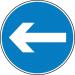 600 mm Dia. Dibond horizontalarrow Road Sign (with Channel) 419629