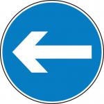 600 mm Dia. Dibond horizonalarrow Road Sign (without Channel) 419630
