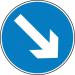 600 mm Dia. Dibond downrightarrow Road Sign (with Channel) 419633