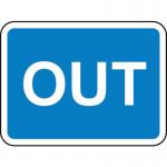 600 X 450 mm Dibondout Road Sign (with Channel) 419643