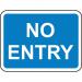 600 X 450 mm Dibond noentry Road Sign (without Channel) 419646