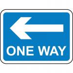 600 X 450 mm Dibond one Wayleft Arrow Road Sign (without Channel) 419648