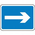 600 X 450 mm Dibond Arrowright Road Sign (with Channel) 419651