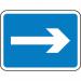 600 X 450 mm Dibond Arrowright Road Sign (without Channel) 419652
