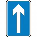 300 X 450 mm Dibond Arrowvertical Road Sign (with Channel) 419653