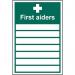 First Aiders____- 1.2 mm Recyclable Pp (200 X 300 Mm) 419742