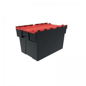 Attached lid container with coloured lid - ECO 419799