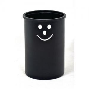 Image of Lunar Open Top Bin With Smiley Face Logo