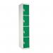 Standard Locker 1800.450.450- 4 Compartment Green Doors 419813