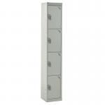 Standard Locker 1800.450.450- 4 Compartment Light Grey Doors 419819