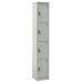 Standard Locker 1800.450.450- 4 Compartment Light Grey Doors 419819