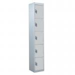 Standard Locker 1800.450.450- 5 Compartment Light Grey Doors 419820