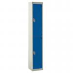 Standard Locker 1800.450.450- 2 Compartment Dark Blue Doors 419823