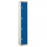 Standard Locker 1800.450.450- 4 Compartment Dark Blue Doors 419825