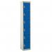 Standard Locker 1800.450.450- 6 Compartment Dark Blue Doors 419827
