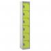 Standard Locker 1800.450.450- 6 Compartment - Yellow Doors 419833