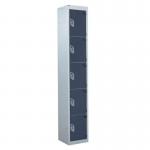 Standard Locker 1800.300.300- 5 Compartment - Dark Grey Doors 419841