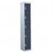 Standard Locker 1800.300.300- 5 Compartment - Dark Grey Doors 419841