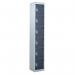Standard Locker 1800.300.300- 6 Comaprtment - Dark Grey Doors 419842