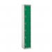 Standard Locker 1800.300.450- 6 Compartment - Green Doors 419848