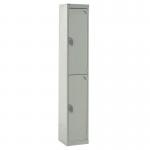 Standard Locker 1800.300.450- 2 Compartment - Light Grey Doors 419850